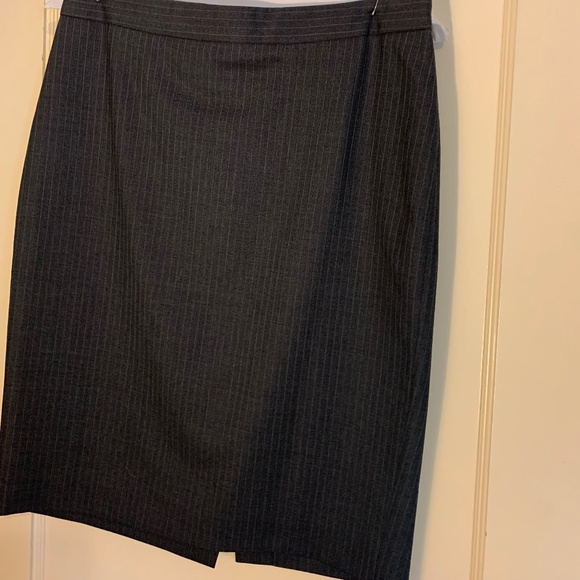 J. Crew Wool Pinstripe Skirt, Suiting